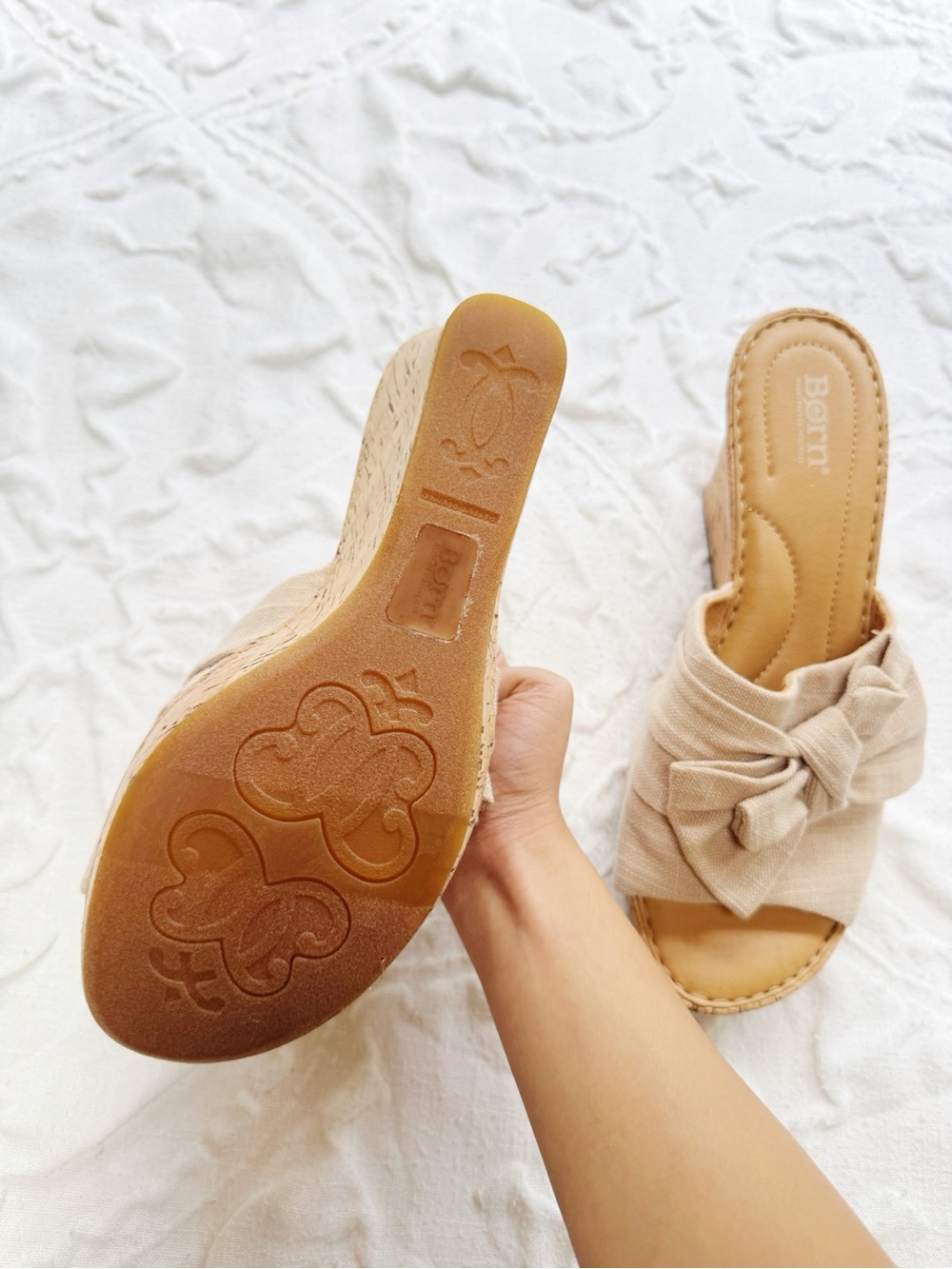 Born Cami Wedge Platform Sandal Size 11 New - Picture 5 of 5